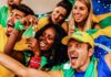 Brasileiros torcendo na Copa do Mundo