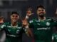 O jogador Ramón Sosa, da SE Palmeiras com Flaco López