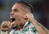 Palmeiras: Paulinho assume lugar de Flaco López? Paulinho em campo pelo Palmeiras