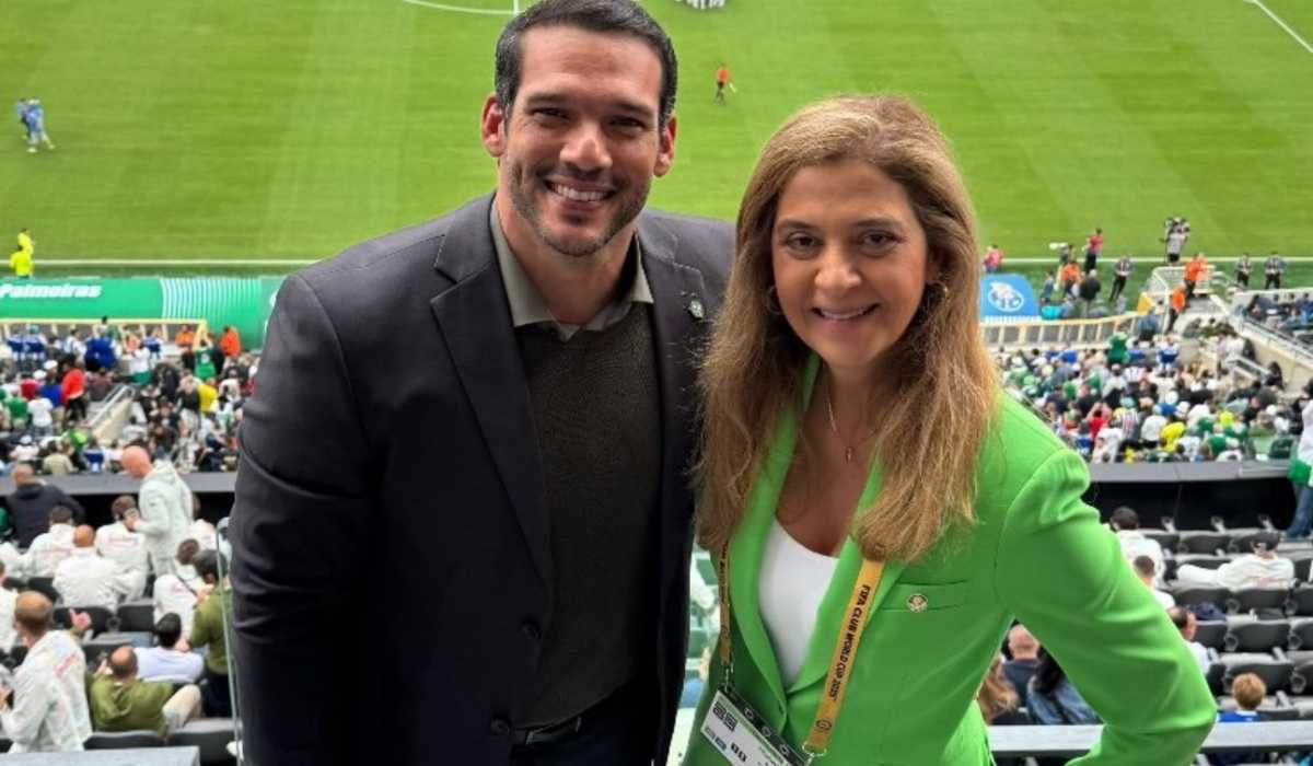 Leila Pereira e Samir Xuad
