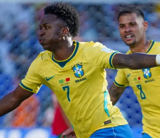 Vini Jr na seleção Brasileira na Copa do Mundo