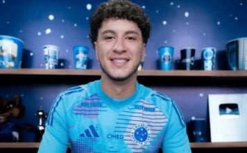 Diogo Minelli; Cruzeiro — Foto: Gustavo Martins/ Cruzeiro