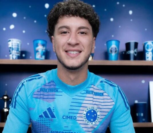 Diogo Minelli; Cruzeiro — Foto: Gustavo Martins/ Cruzeiro