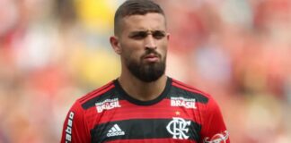 Atlético mostra onde Eduardo Domínguez quer mexer ao trazer Léo Duarte, ex-Flamengo Jogador Léo Duarte