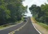 A BR-040 receberá sistema de pesagem de caminhões em movimento Foto da BR 040 em Minas Gerais