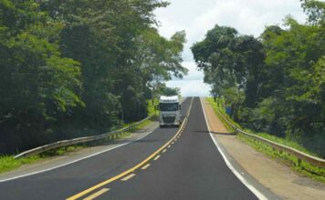 Foto da BR 040 em Minas Gerais