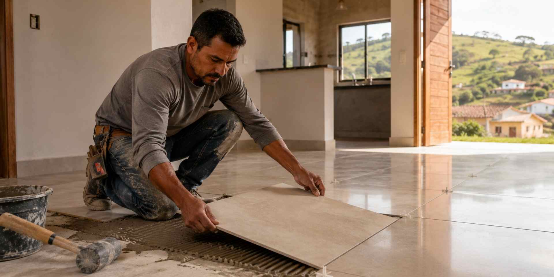 Construção civil de casa em Minas