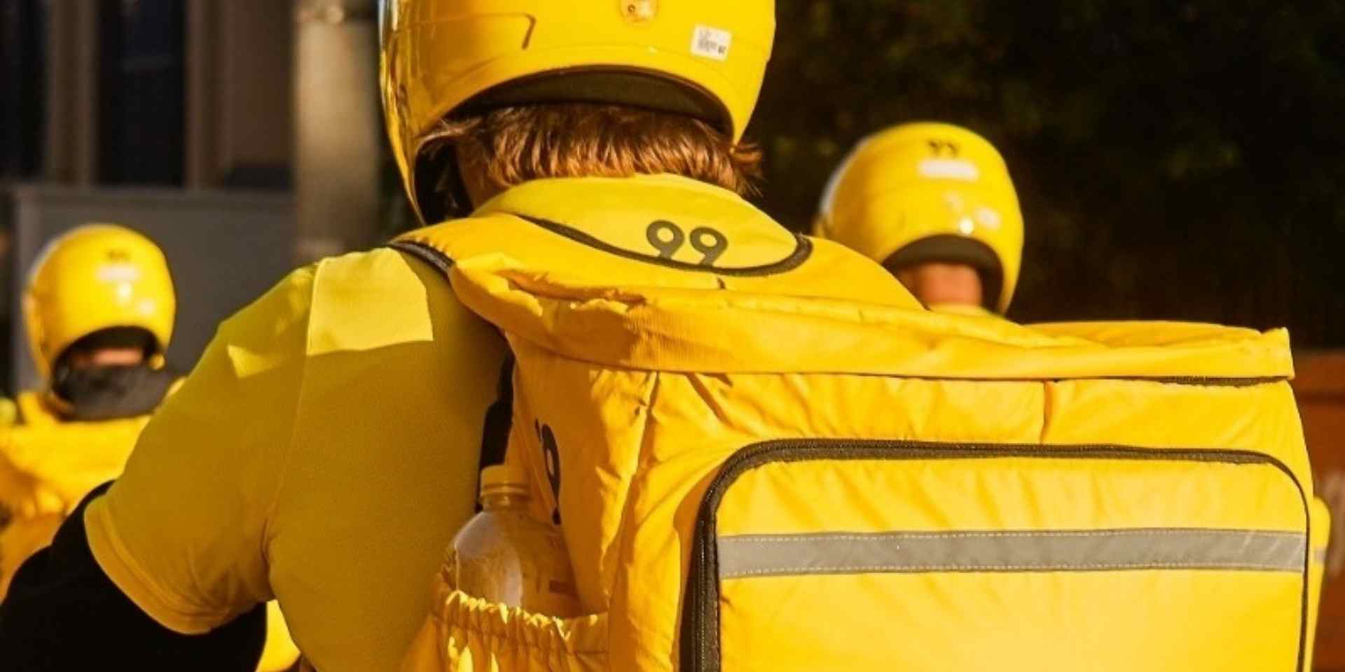 Entregador de delivery da 99
