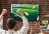 Jogo de Futebol na TV