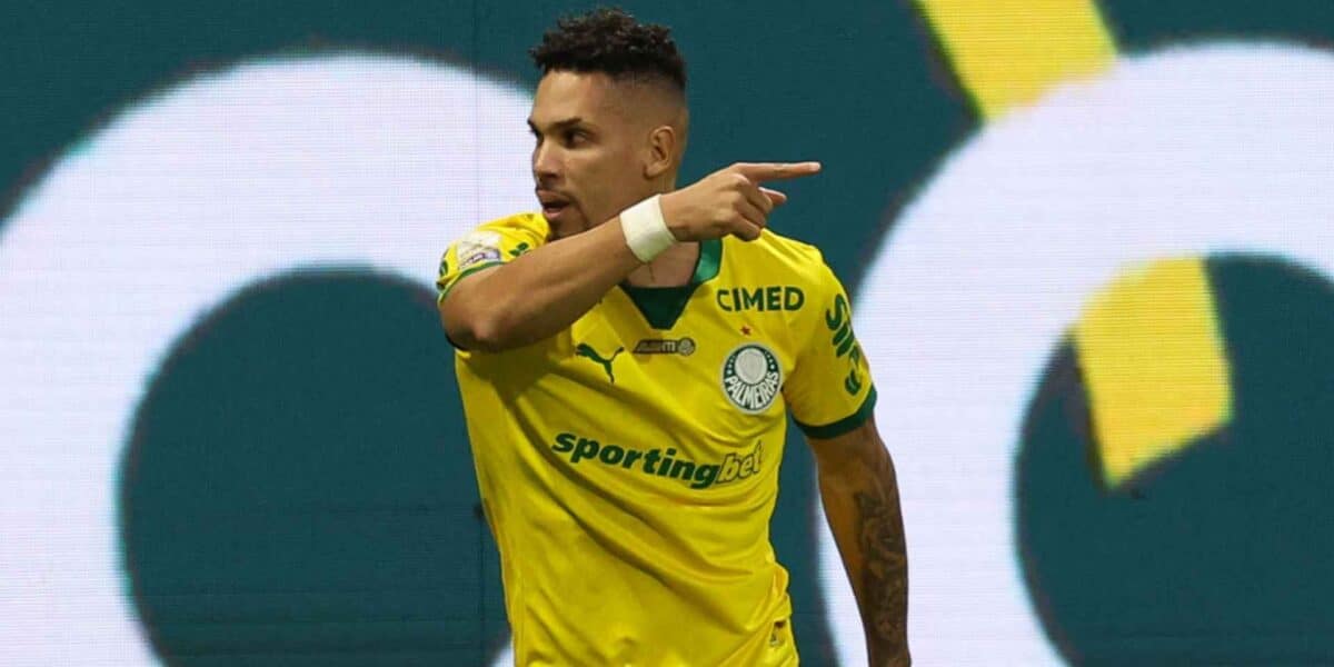 O jogador Paulinho, da SE Palmeiras