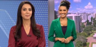 Mara Pinheiro e Aline Aguiar na Globo Minas