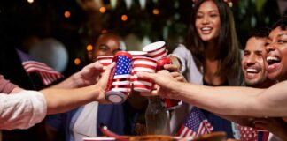 Americanos bebendo
