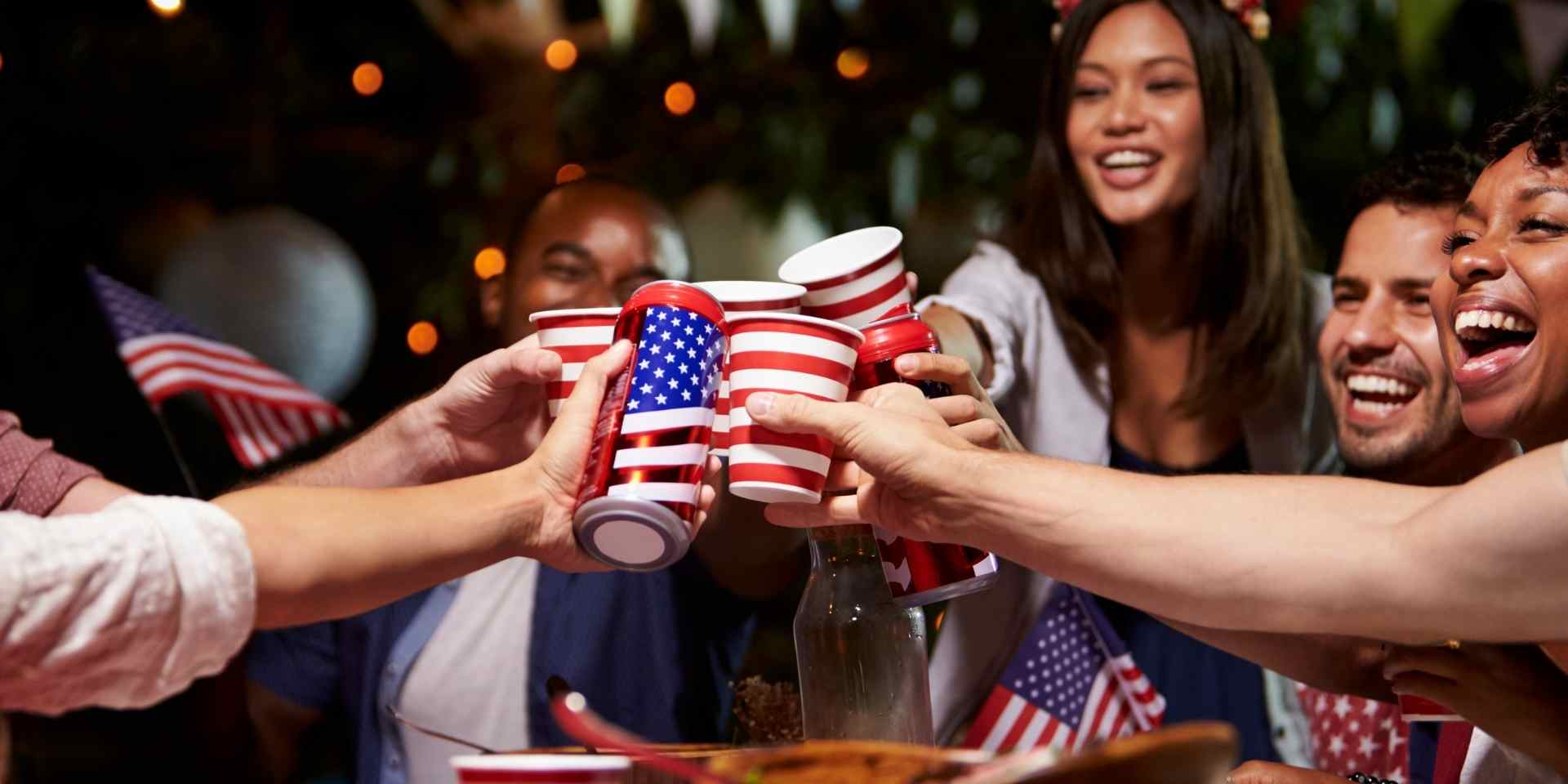 Americanos bebendo