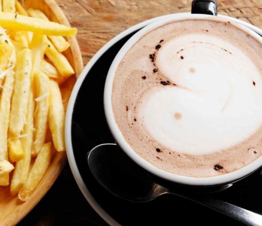 Batata, café e leite