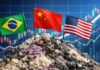 Brasil China e Estados Unidos