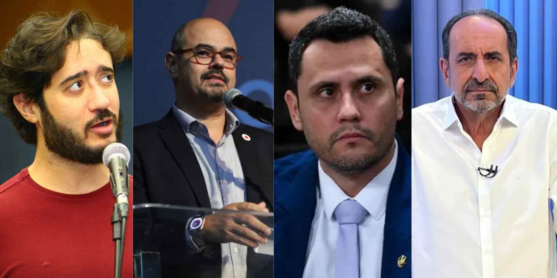 Cleitinho, Mateus Simões, Kalil e Gabriel Azevedo