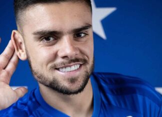 Gabriel Pec, novo atacante do Cruzeiro.
