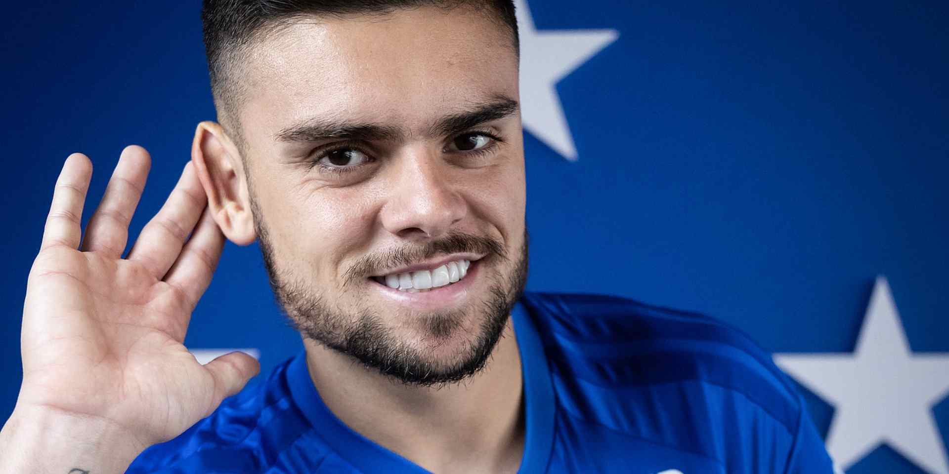 Gabriel Pec, novo atacante do Cruzeiro.