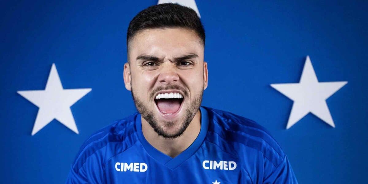 Gabriel Pec, novo atacante do Cruzeiro.
