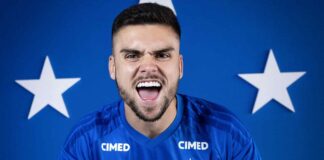 Gabriel Pec, novo atacante do Cruzeiro.