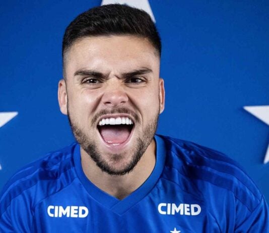 Gabriel Pec, novo atacante do Cruzeiro.