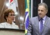 Marília Campos e Aécio Neves