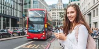 Estudante em Londres