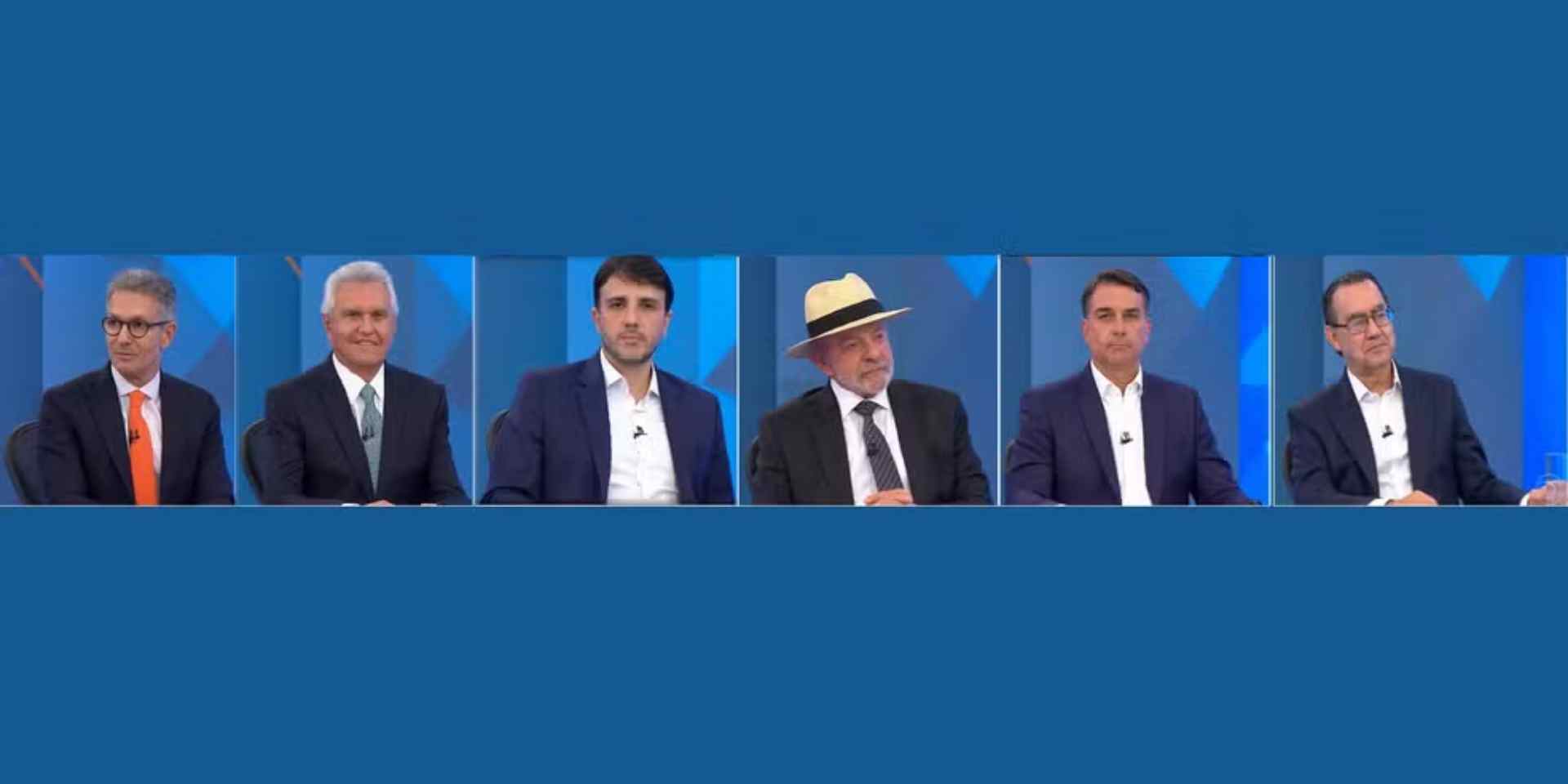 Sabatinas da Globo Lula, Flávio, Zema, Renan e Cury
