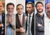 Simões, Patrus, Roscoe, Cleitinho, Gabriel e Kalil