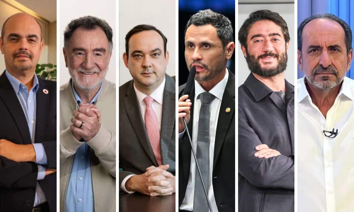 Simões, Patrus, Roscoe, Cleitinho, Gabriel e Kalil