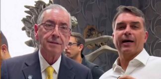 Flávio Bolsonaro e Eduardo Cunha