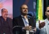 Kalil, Cleitinho e Mateus Simões