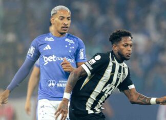 matheus pereira e fred em cruzeiro e atletico