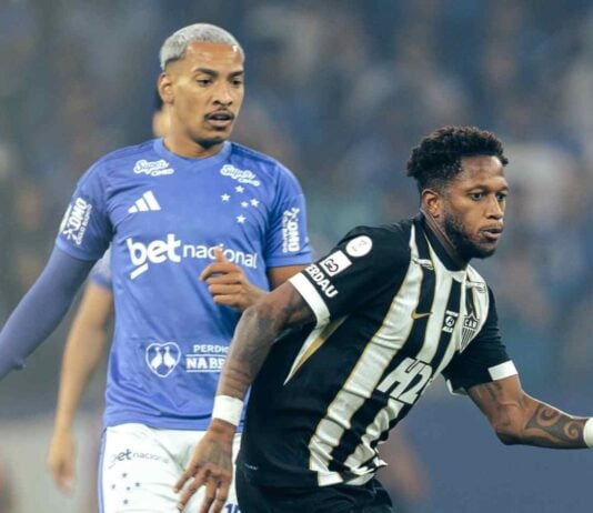 matheus pereira e fred em cruzeiro e atletico