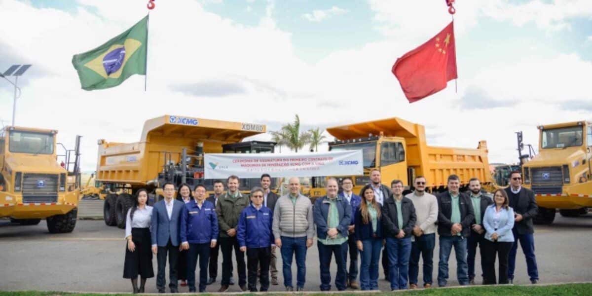 Fábrica da XCMG Brasil em Minas