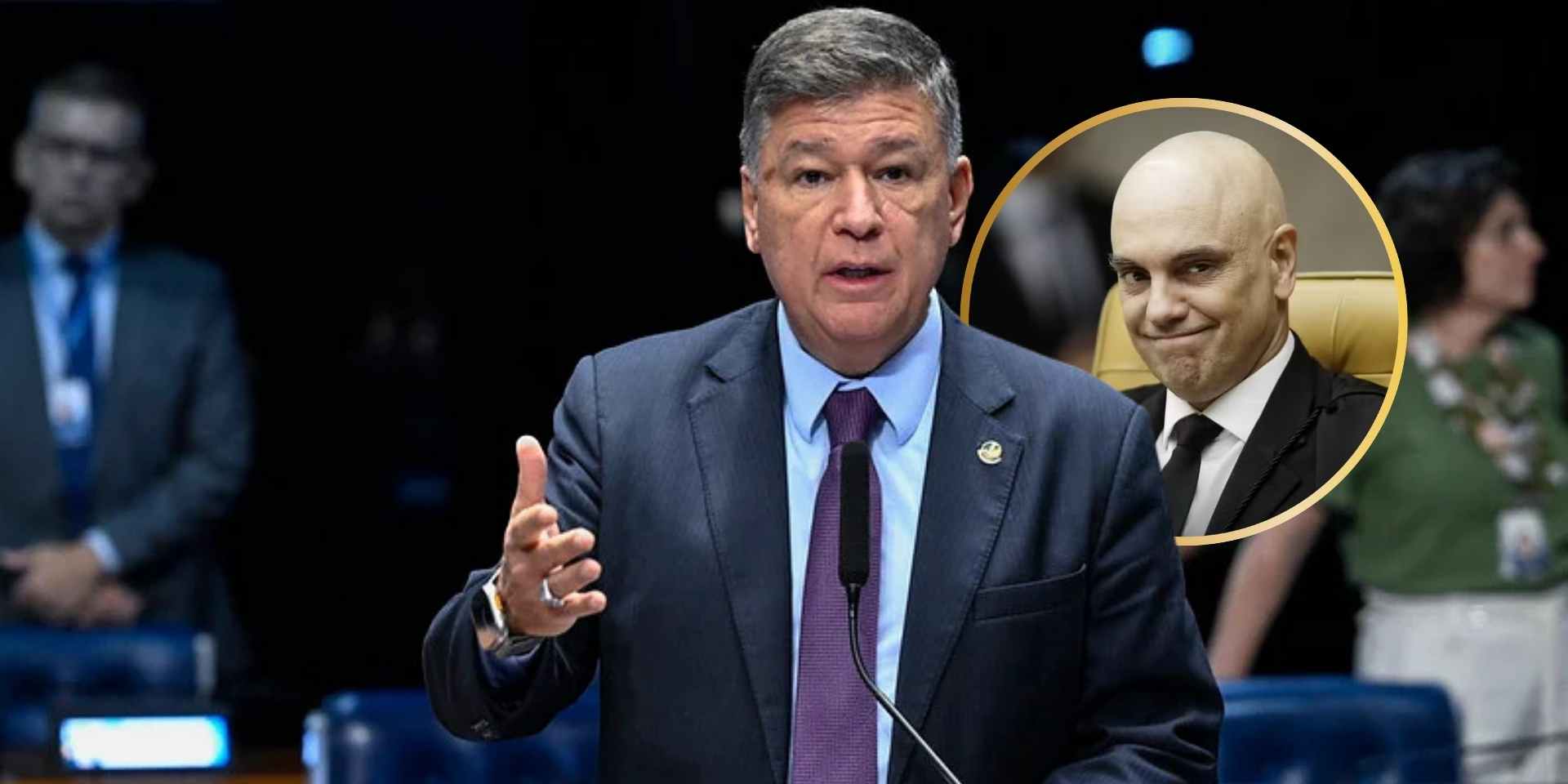 Carlos Viana e Alexandre de Moraes