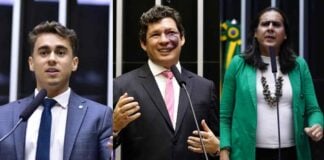 nikolas ferreira, reginaldo lopes e duda salabert
