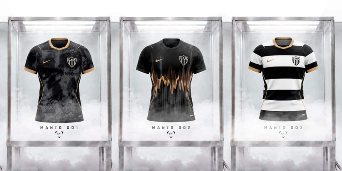 Atlético terá Manto da Massa em jogo oficial; torcida escolhe entre três modelos